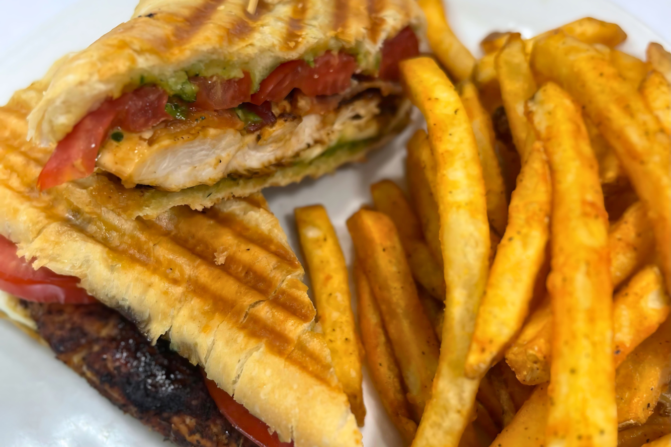 Chicken Bacon Pesto Panini