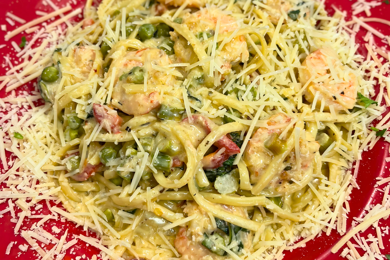 Spicy Jerk Shrimp Pasta